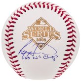World Series 08 Phillies Champs Autographed Baseball by Ryan Howard (Beckett Authenticated)