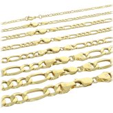 Golden Figaro Necklace & Bracelet Set