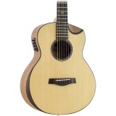 Sprucewood Travel Guitar by Redlands Concert