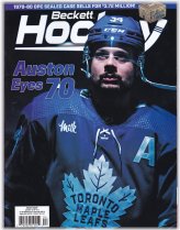 Hockey Beckett Monthly Price Guide - April 2024 Vol. 36 No. 4 featuring Auston Matthews
