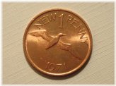 Gannet Bird Guernsey Penny