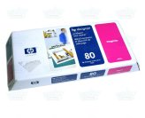 HP 80 Magenta Printhead & Cleaner