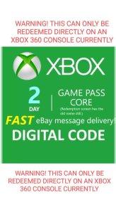 Game On: 2-Day Xbox Live Gold Pass