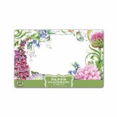 Floral Deborah's Garden Paper Placemats Pad