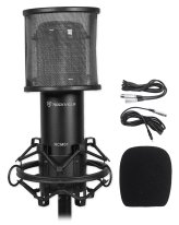 Soundwave Pro Bundle: Condenser Mic with Shock Mount and Pop Filter