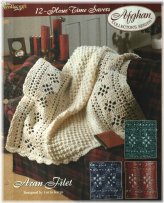 Aran Filet Afghan Crochet Pattern Instructions
