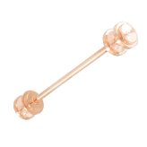 Rose Gold Dumbbell Collar Pin by Ky & Co