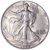 1942 Liberty Silver Half Dollar