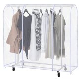 Durable Zippered Garment Rack Cover