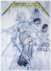 And Justice For All Poster - Metallica Album Cover Art Print