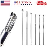 Spring-Flex Ear Cleaning Kit - 7 Piece Set for Safe and Efficient Ear Wax Removal