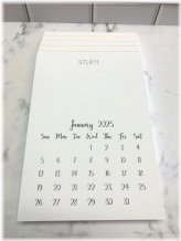 Scripted Calendar Embossing Kit