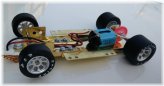 Precision Racer 1/24 Scale Slot Car with Adjustable Chassis and High-Powered Motor