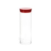 Red Coin Capsule Storage Tube