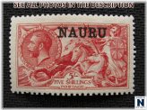 Nauru Colonial Era Stamp - 1916 5sh Carmine (Mint)