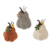 Harvest Knit Pumpkin Trio