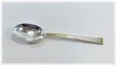 Golden Scroll Oval Soup Dessert Spoon