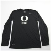 Oregon Ducks Men's Black Nike Dri-Fit Long Sleeve Shirt