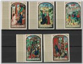 Christmas Stamp Set from Cook Islands (1973) with Margins - MNH