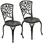 Aluminum Bistro Seating Duo