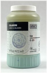 Texture Enhancer Glaze - Amaco Celadon Ice C-23 (16 oz)