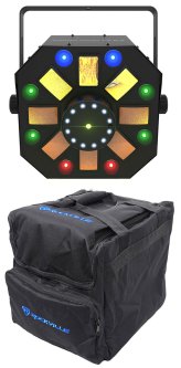 Swarm Wash FX LED Light with Multiple Effects and Carry Bag