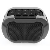 WaveRider Waterproof Bluetooth Speaker, Grey