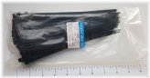 Black UV-Resistant Cable Ties (200 Pack)