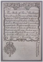 New Hampshire 5 Shillings Colonial Currency - Cohen Reprint 1850