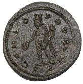 London Mint Maximianus Bronze Follis 307 AD RIC.90