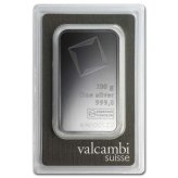 Valcambi Silver Ingots - 100g with Assay (SKU #81996)