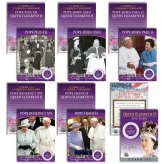 Royal Encounters: A Historic 6-Card Set of Queen Elizabeth II Meeting with Popes