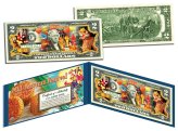 Mid Autumn Festival Colorized U.S $2 Bill featuring Chinese & Vietnamese Designs