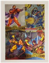 Marvel Metal Uncut Card Sheet - Venom & Wolverine (1995, Fleer)