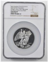 Gemstone Saint-Gaudens National Park 5 Oz Silver Coin