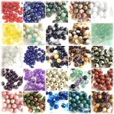 Earth's Treasures Gemstone Bead Set - Smooth Round Collection