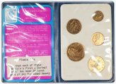 Britain's First Decimal Set - 1968 Gold Plated 5 Coin BU Unc in Original Folder