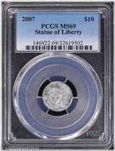 Platinum Eagle 1/10oz 2007 MS 69