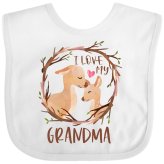 Grandma Love Baby Bib Set