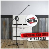 Griffin Mic Stand Set with Tripod Base and Boom Arm