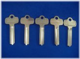 Nickel Silver FM Key Blanks Set of Five