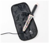 Pink Denim Heated Round Brush with Bag