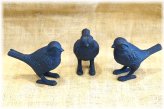 Blue Birds Cast Iron Collection
