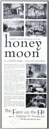 Rustic Retreat Vintage Print Ad