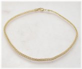 Golden Wheat Link Anklet