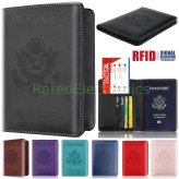 SecureTravel Leather Passport and ID Holder