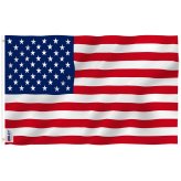 Patriotic Standard - 3x5 Foot Polyester American Flag by Anley Fly Breeze