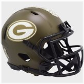 Green Bay Packers Salute To Service Alternate Riddell Speed Mini Helmet