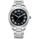 Eco-Drive Roman Numerals Silver-Tone Watch