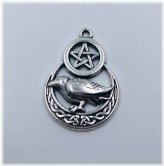 Avian Pentacle Duo Necklace Pendant